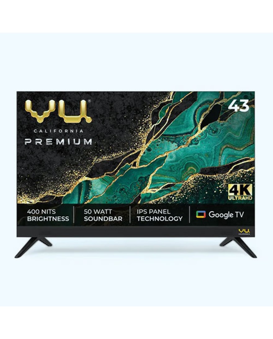 VU PREMIUM 4K TV 43inch (1.08 Mtr)